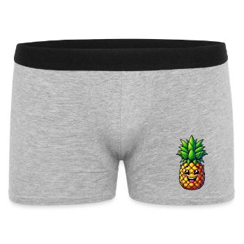 Pineapple - Men's Boxer Shorts - heather grey - Front
