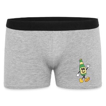 Beer - Men's Boxer Shorts - heather grey - Front