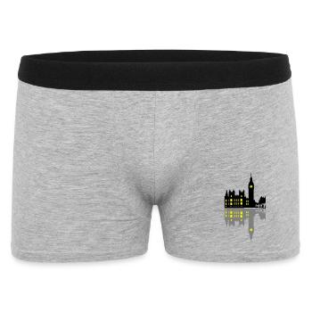 London - Men's Boxer Shorts - heather grey - Front
