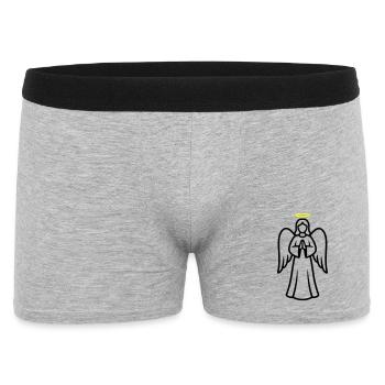 ange-ange-aile-silhouette-simple-1 - Boxer Homme - gris chiné - Devant