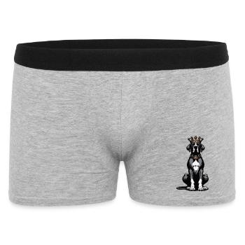 Grand Dogue Propriétaire de Dogue Grand Dane Fan de Grand Dogue - Boxer Homme - gris chiné - Devant