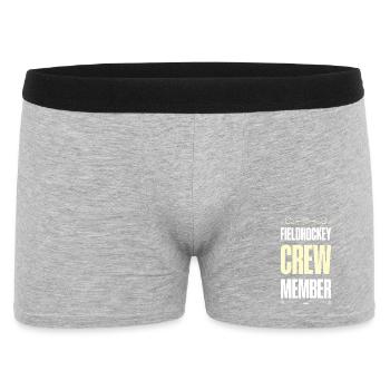 Équipe de hockey sur gazon - Boxer Homme - gris chiné - Devant