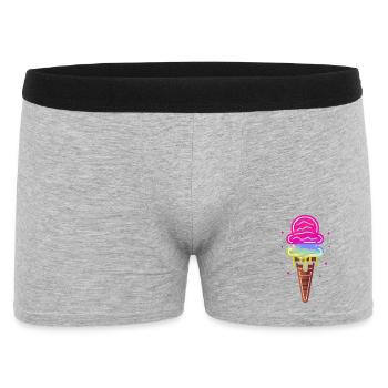 Eiswaffel - Men's Boxer Shorts - heather grey - Front
