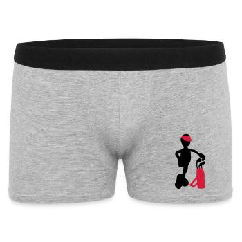 golf - Boxer Homme - gris chiné - Devant