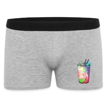Colourful cocktail vibes in a glass - Men's Boxer Shorts - heather grey - Front