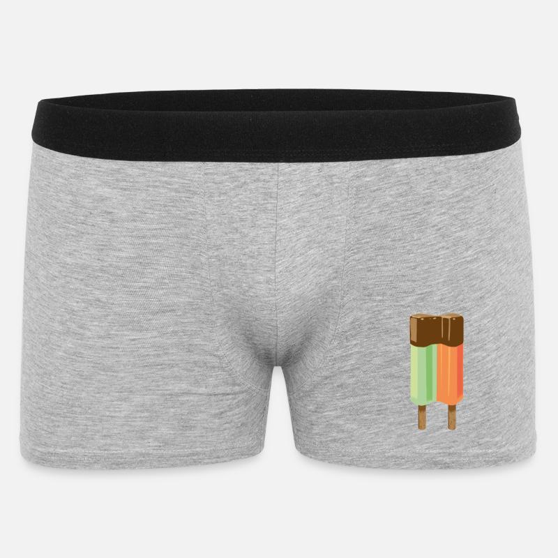 Ispinde - Boxer Shorts til mænd - grå meleret