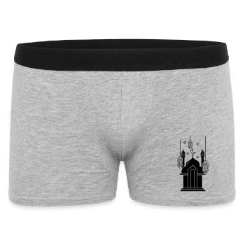 Lumières et étoiles de mosquée - Boxer Homme - gris chiné - Devant