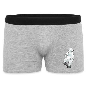 Polar Bear Skater Planche à roulettes - Boxer Homme - gris chiné - Devant