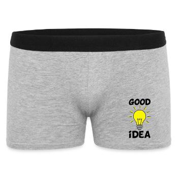 The good idea - Men's Boxer Shorts - heather grey - Front