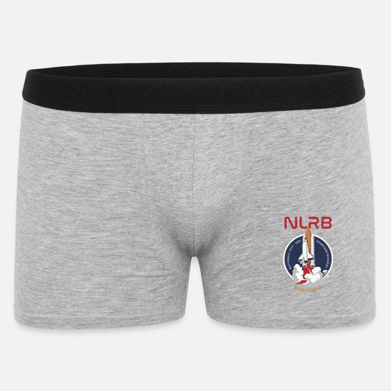 Raum Pendler der NLRB - Männer Boxer Shorts - Grau meliert