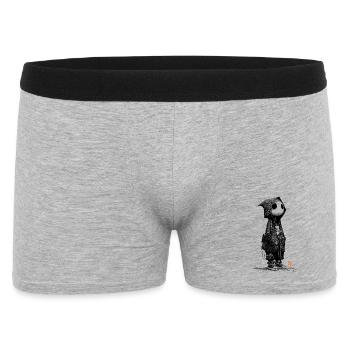 Lonesome Ghostman - Männer Boxer Shorts - Grau meliert - Vorne