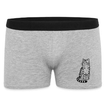 Bengal cat - Men's Boxer Shorts - heather grey - Front