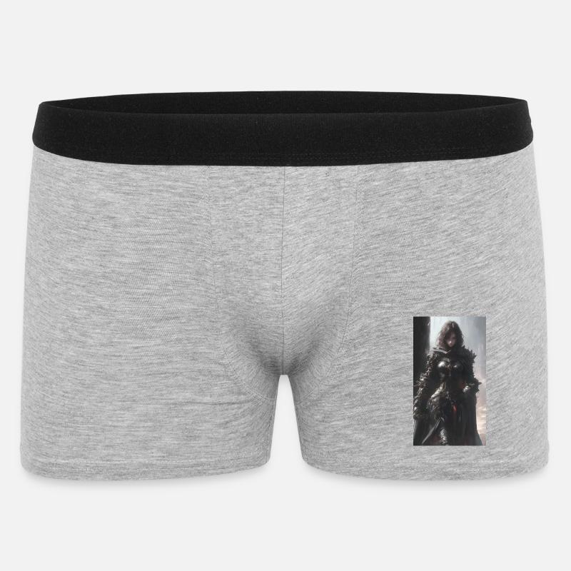 Spread-Art - Männer Boxer Shorts - Grau meliert