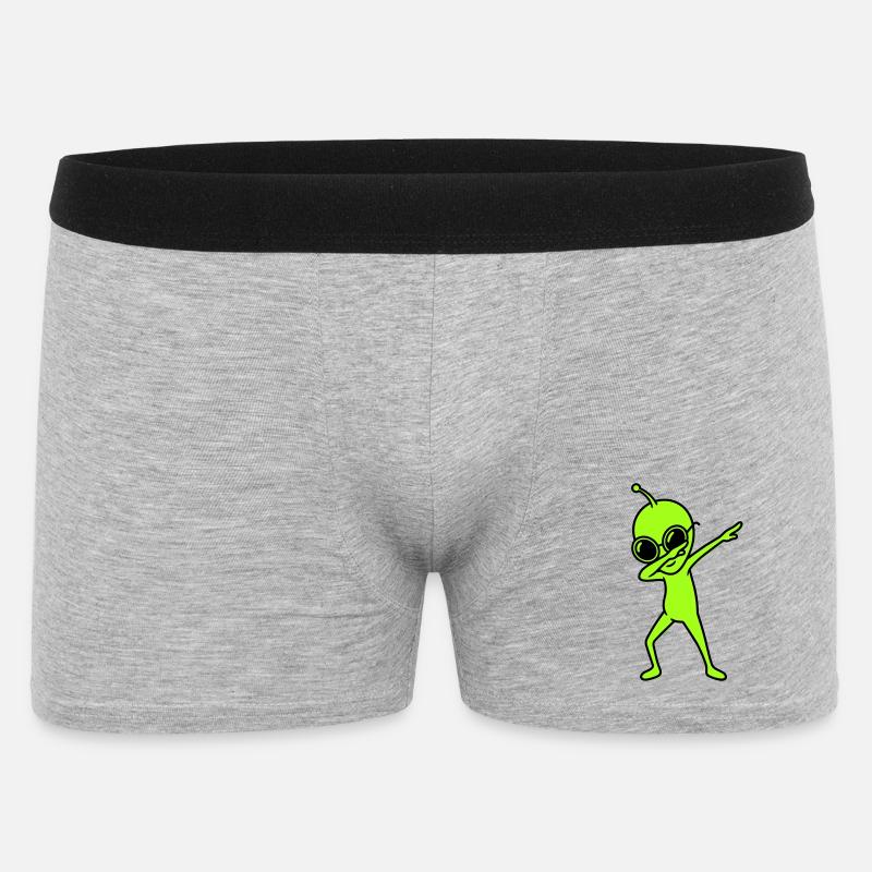 Alien Dab - Boxer Homme - gris chiné
