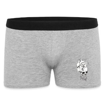 chagrin d'amour maux de tête - Boxer Homme - gris chiné - Devant