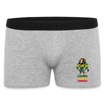 Musique reggae jamaïcaine - Boxer Homme - gris chiné - Devant