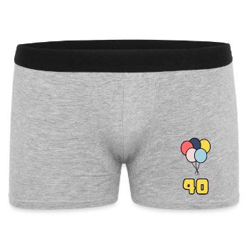40. 40 YEARS. 40th ANNIVERSARY. 40 YEARS ANNIVERSARY. - Men's Boxer Shorts - heather grey - Front