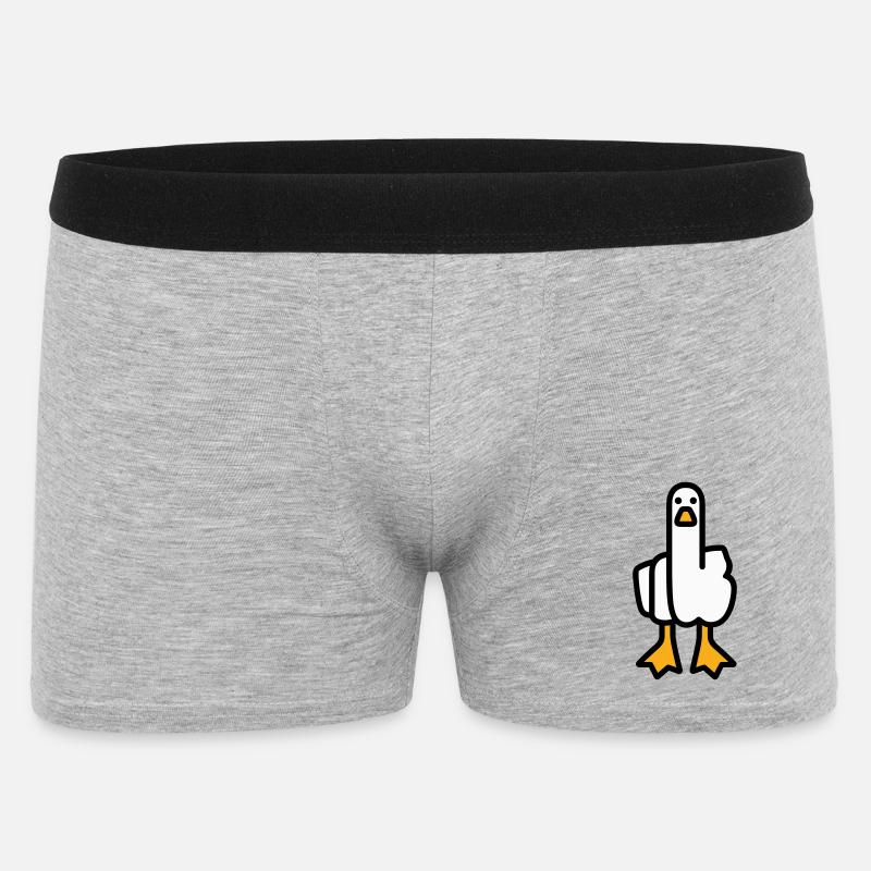 Oie de déclaration - Boxer Homme - gris chiné