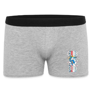 Club 300 Bowling Perfect Game Striking Gift - Men's Boxer Shorts - heather grey - Front