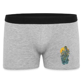 Illustration de l’arc de la Déesse Guerrière - Boxer Homme - gris chiné - Devant