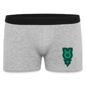 Zodiaque Tribal Taurus et Terre - Boxer Homme - gris chiné - Devant