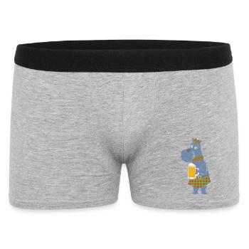 Scottish Terrier - Männer Boxer Shorts - Grau meliert - Vorne