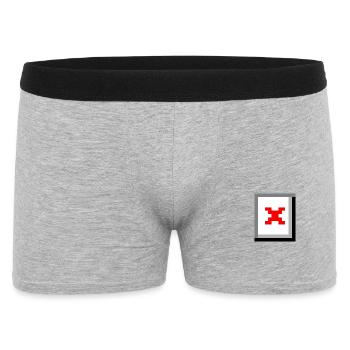 Image Not Found - Männer Boxer Shorts - Grau meliert - Vorne