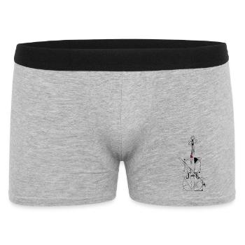 violin - Men's Boxer Shorts - heather grey - Front
