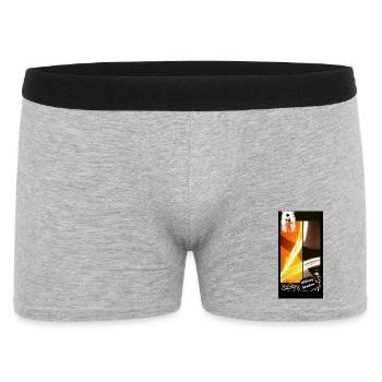 --_swag_orange_noir_blanc_grg_10tray_4_style_b - Men's Boxer Shorts - heather grey - Front