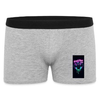 Neon Bat - Men's Boxer Shorts - heather grey - Front