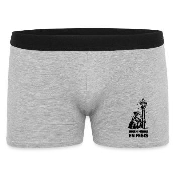Lâche lèche la barre - Boxer Homme - gris chiné - Devant