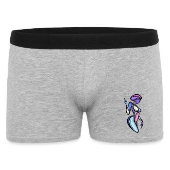 Femme abstraite Forme colorée - Boxer Homme - gris chiné - Devant