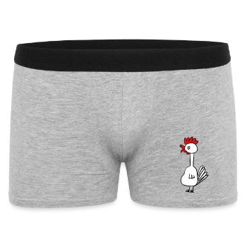 Les enfants poulets minimalistes - Boxer Homme - gris chiné - Devant