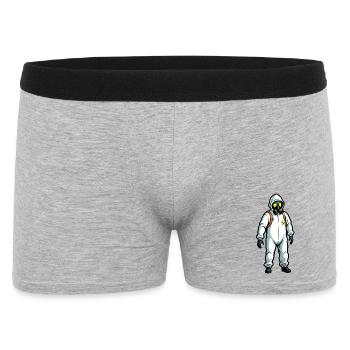 Combinaison Hazmat Biohazard Homme - Boxer Homme - gris chiné - Devant
