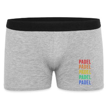 Servir Padel Sport Padel Game Tournoi Tournoi - Boxer Homme - gris chiné - Devant
