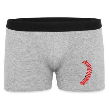 Base-ball - Boxer Homme - gris chiné - Devant