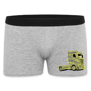 Camion V8 Super R1000 Vabis - Boxer Homme - gris chiné - Devant
