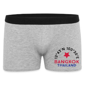 Bangkok - Men's Boxer Shorts - heather grey - Front