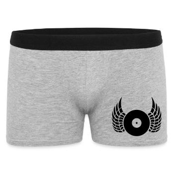 dj - Men's Boxer Shorts - heather grey - Front