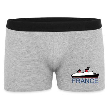 LE PAQUEBOT FRANCE - Boxer Homme - gris chiné - Devant