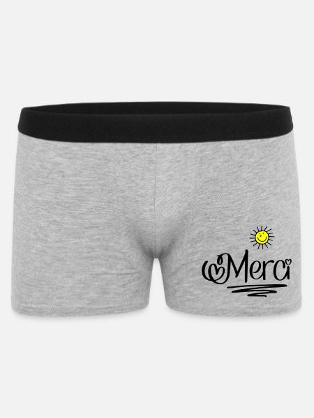 Merci - Men's Boxer Shorts - heather grey