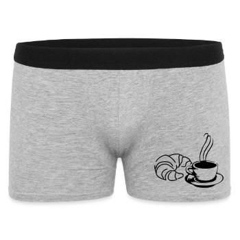 Tasse à café - Boxer Homme - gris chiné - Devant