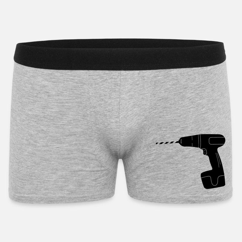 Tool drill logo - Men's Boxer Shorts - heather grey