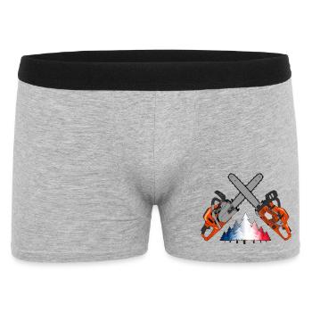 Tronçonneuse - France - Boxer Homme - gris chiné - Devant