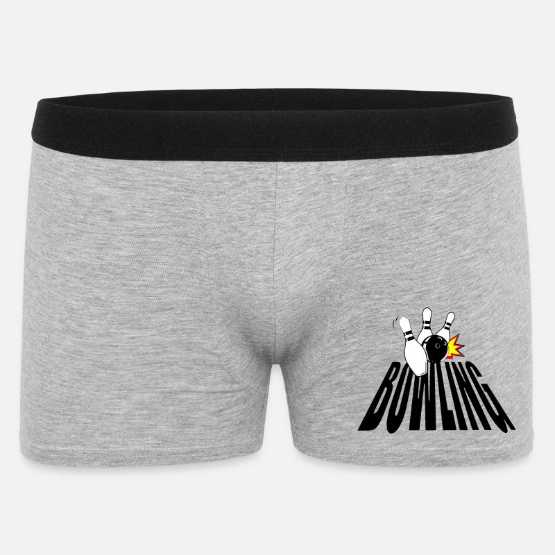 BOWLING - Boxer Homme - gris chiné