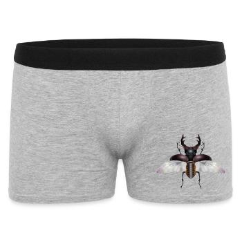 magnifique cerf-volant mâle avec des ailes - Boxer Homme - gris chiné - Devant