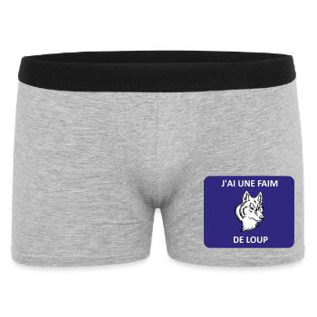 I'm hungry like a wolf - Men's Boxer Shorts - heather grey - Front
