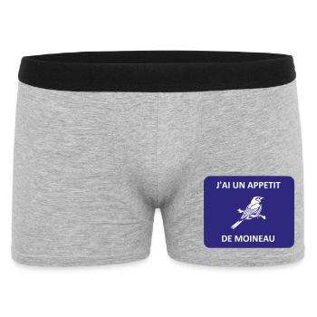 Sparrow Appetite - Men's Boxer Shorts - heather grey - Front