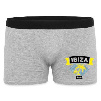 Equipe d’enterrement de vie de garçon IBIZA - Boxer Homme - gris chiné - Devant