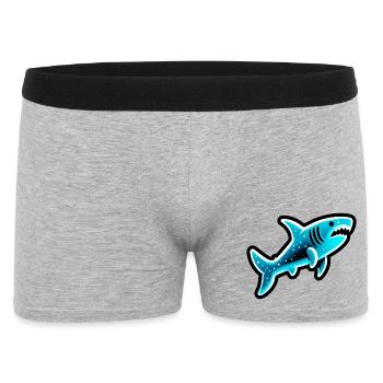 Requin - Boxer Homme - gris chiné - Devant